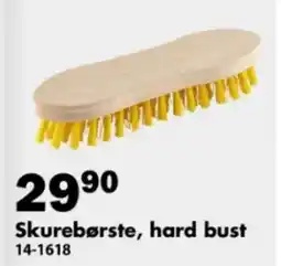 Biltema Skurebørste, hard bust tilbud