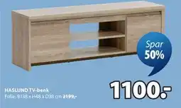 JYSK HASLUND TV-benk tilbud