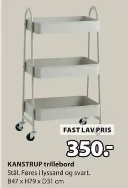 JYSK KANSTRUP trillebord tilbud