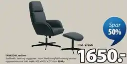 JYSK TANKEDAL recliner tilbud