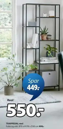 JYSK TRAPPEDAL reol tilbud
