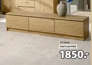 JYSK LIMFJORDEN TV-benk tilbud