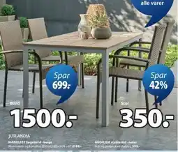 JYSK GUDHJEM stablestol - natur tilbud