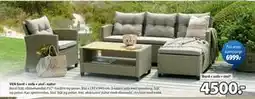 JYSK VEN bord + sofa + stol - natur tilbud