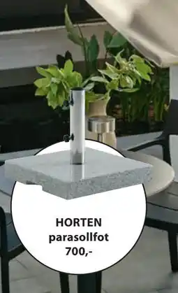 JYSK HORTEN parasollfot tilbud