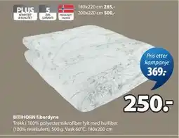 JYSK BITIHORN fiberdyne tilbud