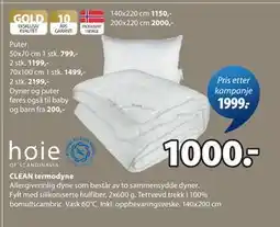 JYSK CLEAN termodyne tilbud