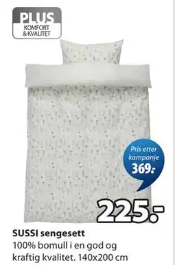 JYSK SUSSI sengesett tilbud
