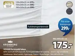 JYSK VIVIAN formsydd laken tilbud