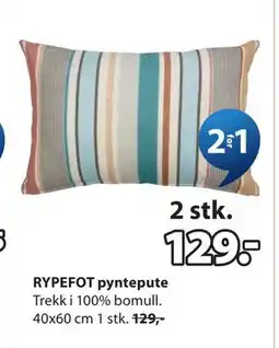 JYSK RYPEFOT pyntepute tilbud