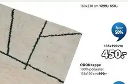 JYSK ODON teppe tilbud