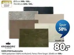 JYSK KARLSTAD badematte tilbud