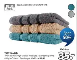 JYSK YSBY håndkle tilbud