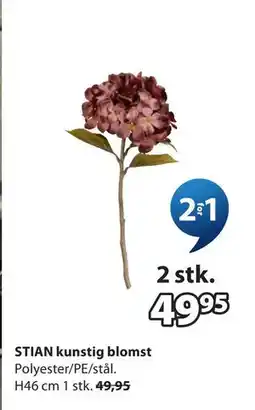 JYSK STIAN kunstig blomst tilbud