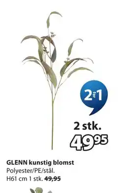 JYSK GLENN kunstig blomst tilbud