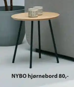 JYSK NYBO hjørnebord tilbud