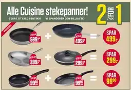 Europris Alle Cuisine stekepanner! tilbud