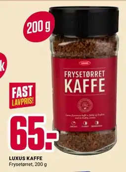 Europris LUXUS KAFFE tilbud