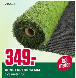 Europris KUNSTGRESS 14 MM tilbud