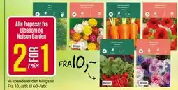 Europris Alle frøposer fra Blossom og Nelson Garden tilbud