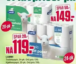 Europris LAMBI tilbud