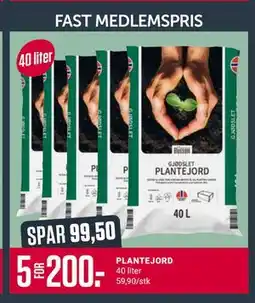 Europris PLANTEJORD, Medlemspris tilbud