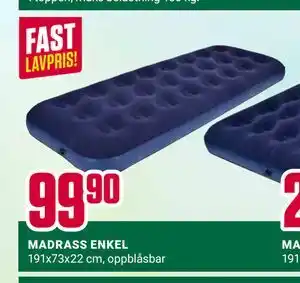 Europris MADRASS ENKEL tilbud