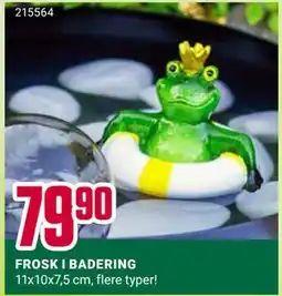 Europris FROSK I BADERING tilbud
