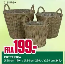 Europris POTTE FIKA tilbud