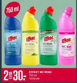 Europris EFFEKT WC RENS, Medlemspris tilbud