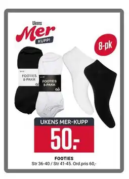 Europris FOOTIES, App-pris tilbud