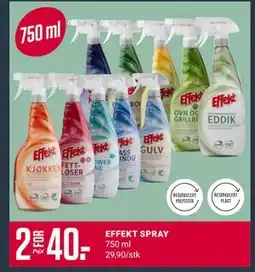 Europris EFFEKT SPRAY, Medlemspris tilbud