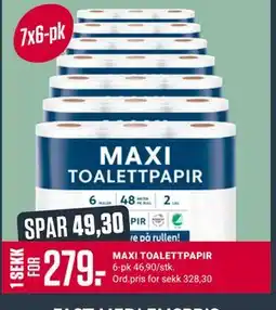 Europris MAXI TOALETTPAPIR, Medlemspris tilbud