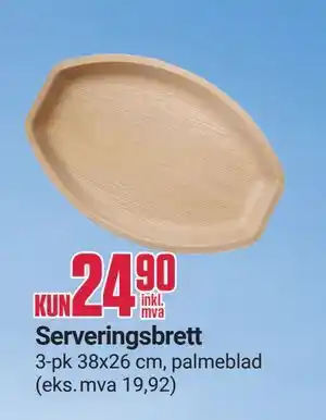 Europris Serveringsbrett tilbud