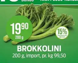 Kiwi BROKKOLINI tilbud