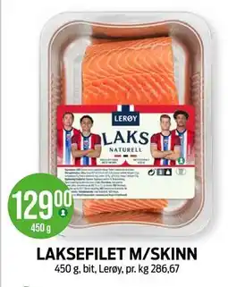 Kiwi LAKSEFILET M/SKINN tilbud