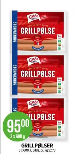 Kiwi GRILLPØLSER tilbud