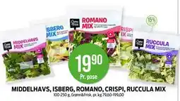 Kiwi MIDDELHAVS, ISBERG, ROMANO, CRISPI, RUCCULA MIX tilbud