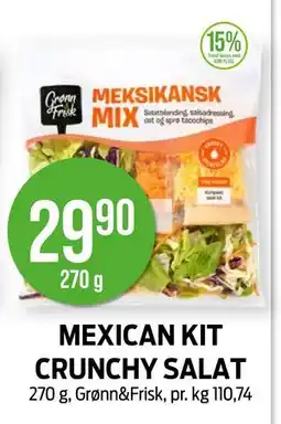 Kiwi MEXICAN KIT CRUNCHY SALAT tilbud