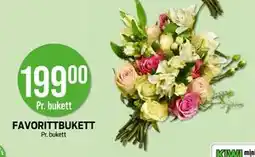 Kiwi FAVORITTBUKETT tilbud