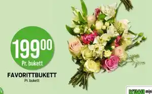 Kiwi FAVORITTBUKETT tilbud