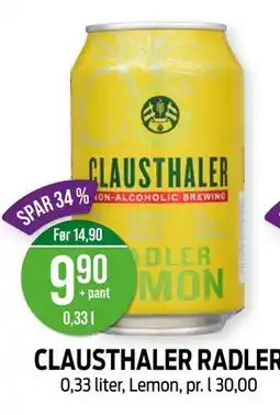 Kiwi CLAUSTHALER RADLER tilbud