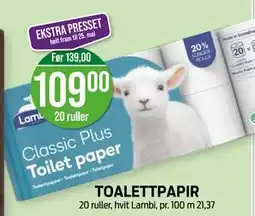 Kiwi TOALETTPAPIR tilbud
