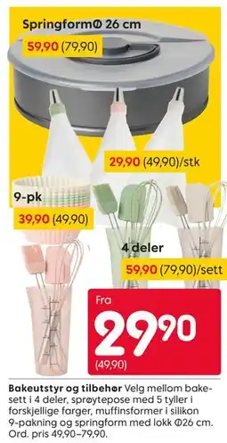 Rusta Bakeutstyr og tilbehør tilbud