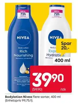 Rusta Bodylotion Nivea tilbud