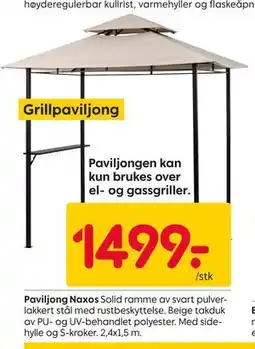 Rusta Grillpaviljong tilbud