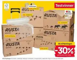 Rusta Alt til flyttingen tilbud