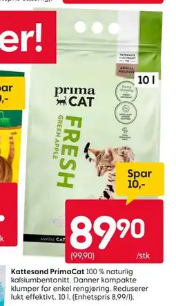 Rusta Kattesand PrimaCat tilbud