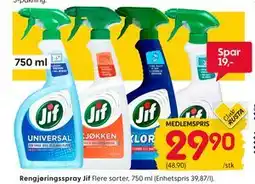 Rusta Rengjøringsspray Jif, Medlemspris tilbud