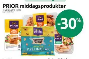 PRIOR middagsprodukter
